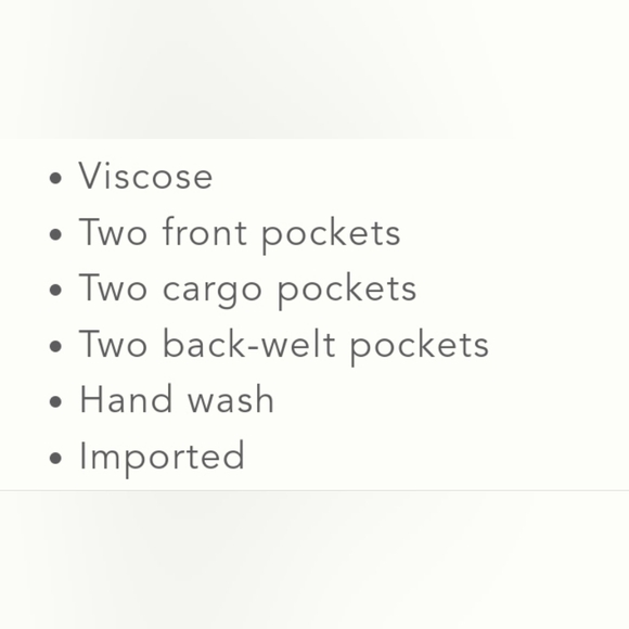 Silky cargo pants from Anthropologie - Picture 10 of 10